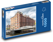 Speicherstadt - Deutschland, Hamburg Puzzle 1000 Teile - 60 x 46 cm