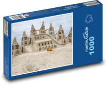 Zamek z piasku Puzzle 1000 elementów - 60x46 cm