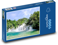 Nature - waterfall Puzzle 1000 pieces - 60 x 46 cm