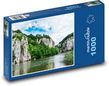 Fluss - Fels Puzzle 1000 Teile - 60 x 46 cm