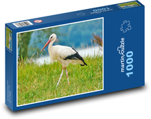 Ptak - bocian Puzzle 1000 elementów - 60x46 cm