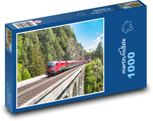 Zug - Lokomotive Puzzle 1000 Teile - 60 x 46 cm