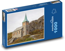 Kostol - Nórsko Puzzle 1000 dielikov - 60 x 46 cm 