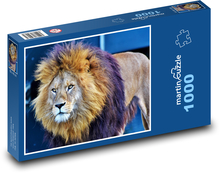 Lew - duży kot Puzzle 1000 elementów - 60x46 cm