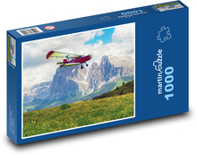 Samolot - góry Puzzle 1000 elementów - 60x46 cm