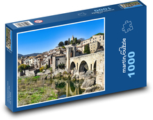 Most średniowieczny Puzzle 1000 elementów - 60x46 cm