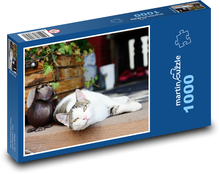 Tier - Katze Puzzle 1000 Teile - 60 x 46 cm