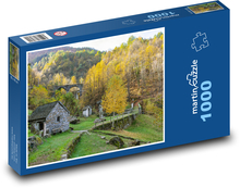Italy - Mountain Valley Puzzle 1000 pieces - 60 x 46 cm 