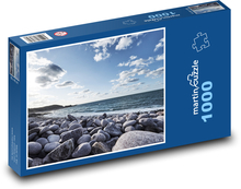 Krajina - oceán Puzzle 1000 dílků - 60 x 46 cm