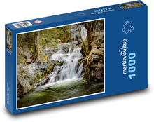 Potok - wodospad Puzzle 1000 elementów - 60x46 cm