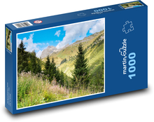 Mountains - pastures Puzzle 1000 pieces - 60 x 46 cm 