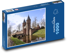 Utrecht - hrad, Nizozemí Puzzle 1000 dílků - 60 x 46 cm