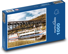 Lodná - riečna doprava Puzzle 1000 dielikov - 60 x 46 cm 