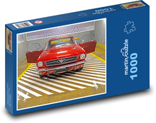 Auto - garáže Puzzle 1000 dielikov - 60 x 46 cm 
