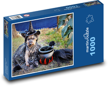 Halloween - pes Puzzle 1000 dielikov - 60 x 46 cm 