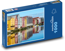 Nórsko - Trondheim Puzzle 1000 dielikov - 60 x 46 cm