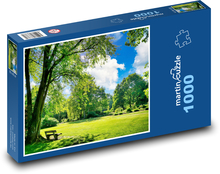 Ławka do parkowania Puzzle 1000 elementów - 60x46 cm