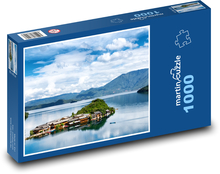 Kanada - błękitne jezioro Puzzle 1000 elementów - 60x46 cm