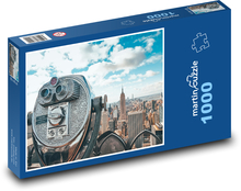 New York - dalekohled Puzzle 1000 dílků - 60 x 46 cm