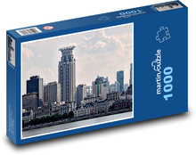 Šanghaj - mesto Puzzle 1000 dielikov - 60 x 46 cm 
