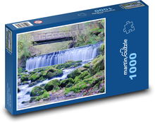 Wasserfall - Brücke Puzzle 1000 Teile - 60 x 46 cm