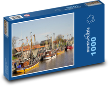 Port - statki Puzzle 1000 elementów - 60x46 cm