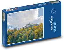 Hrad - podzim Puzzle 1000 dílků - 60 x 46 cm