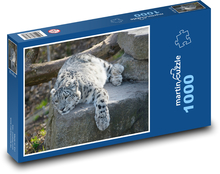 Irbis - sněžný leopard Puzzle 1000 dílků - 60 x 46 cm