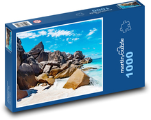 Seychellen - Basaltsteine Puzzle 1000 Teile - 60 x 46 cm