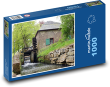 Holandsko - vodní mlýn Puzzle 1000 dílků - 60 x 46 cm