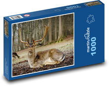 Hirsch - Tier Puzzle 1000 Teile - 60 x 46 cm