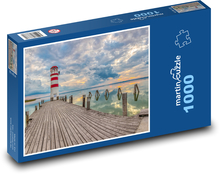 Neusiedler See - Leuchtturm, Österreich Puzzle 1000 Teile - 60 x 46 cm