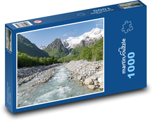 Mountains - river Puzzle 1000 pieces - 60 x 46 cm 
