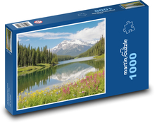 Mountain lake Puzzle 1000 pieces - 60 x 46 cm 