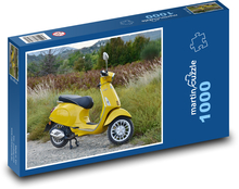 Žltá kolobežka Puzzle 1000 dielikov - 60 x 46 cm 
