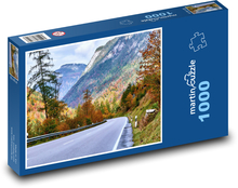 Droga alpejska - las Puzzle 1000 elementów - 60x46 cm