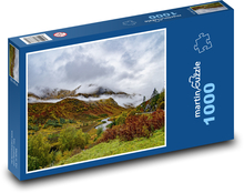 Berge, Täler, Wolken Puzzle 1000 Teile - 60 x 46 cm