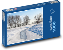 Winterlandschaft Puzzle 1000 Teile - 60 x 46 cm