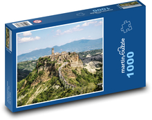 Italská vesnice Puzzle 1000 - 60x46 cm
