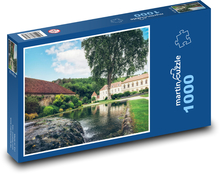 Monastery - building Puzzle 1000 pieces - 60 x 46 cm 