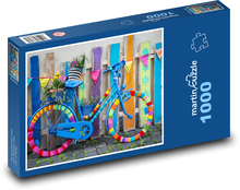 Veselé jízdní kolo Puzzle 1000 - 60x46 cm