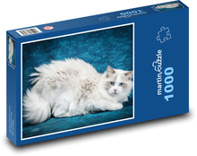 Ragdoll - kočka  Puzzle 1000 dílků - 60 x 46 cm