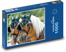 Konie Puzzle 1000 elementów - 60x46 cm