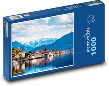 Jezero - Německo, Alpy Puzzle 1000 dílků - 60 x 46 cm