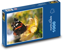 Admirał - motyl Puzzle 1000 elementów - 60x46 cm