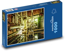 Stará opustená kotolňa Puzzle 1000 dielikov - 60 x 46 cm