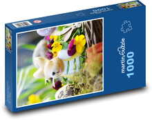 Velikonoční zajíček Puzzle 1000 - 60x46 cm