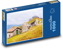Ruiny horského panstva Puzzle 1000 dielikov - 60 x 46 cm 