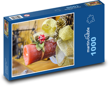 Świeca bożonarodzeniowa Puzzle 1000 elementów - 60x46 cm
