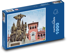 Monumentálna pamiatka so sochami Puzzle 1000 dielikov - 60 x 46 cm 